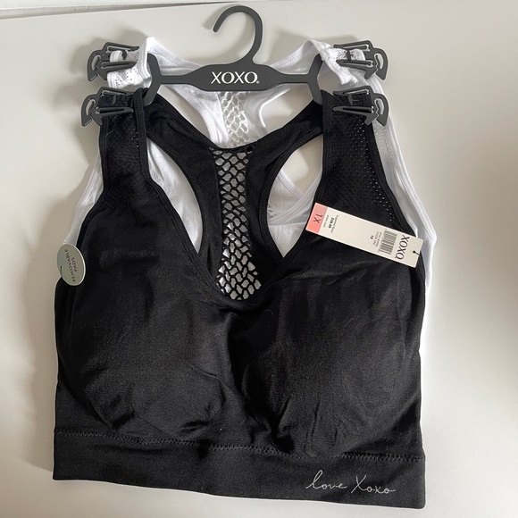 XOXO 2pk Plus Size Seamless Mesh Bralettes 1X and 2X Available - Picture 2 of 6